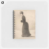 Woman with a Muff - ジョルジュ スーラ Memo.