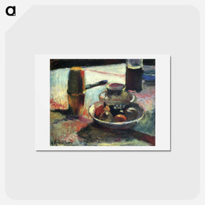 アートポストカード-Fruit and Coffee-Pot - アンリ マティス Postcard.