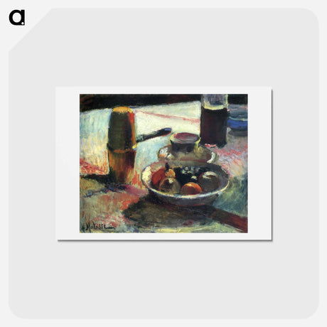 アートポストカード-Fruit and Coffee-Pot - アンリ マティス Postcard.