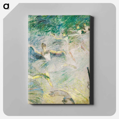 アートパネル-Ballet Dancers - アンリ ド トゥールーズ ロートレック Canvas.