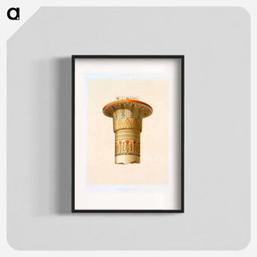 アートポスター-Column of Ramesseum
 - エジプト美術史 Poster.