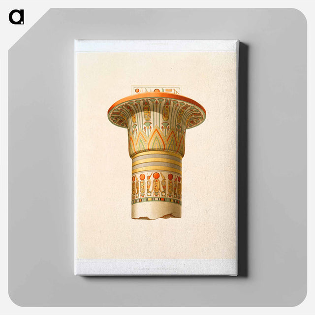 アートパネル-Column of Ramesseum
 - エジプト美術史 Canvas.