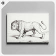 アートパネル-Lion - ジャン ベルナール Canvas.