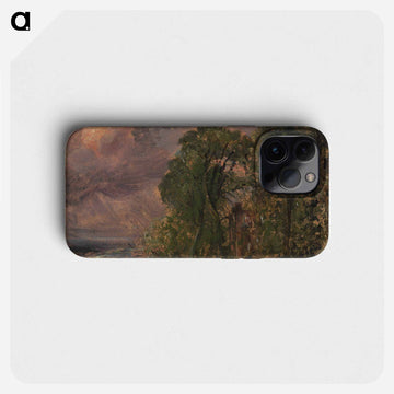 A View at Hampstead with Stormy Weather
 - ジョン コンスタブル Phone Case.