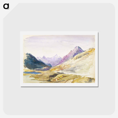 アートポストカード-Switzerland Sketchbook by John Singer Sargent - ジョン シンガー サージェント Postcard.