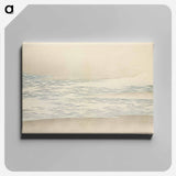 アートパネル-Ocean waves from Momoyogusa–Flowers of a Hundred Generations - 神坂 雪佳 Canvas.