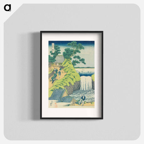 アートポスター-The Falls at Aoigaoka in the Eastern Capital - 葛飾 北斎 Poster.