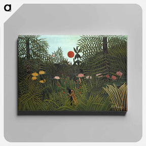 アートパネル-Virgin Forest with Sunset
 - バーゼル美術館 Canvas.