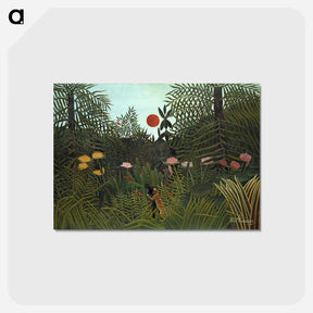アートポストカード-Virgin Forest with Sunset
 - バーゼル美術館 Postcard.