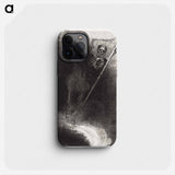 And His Name That Sat on Him Was Death - Odilon Redon Phone Case.