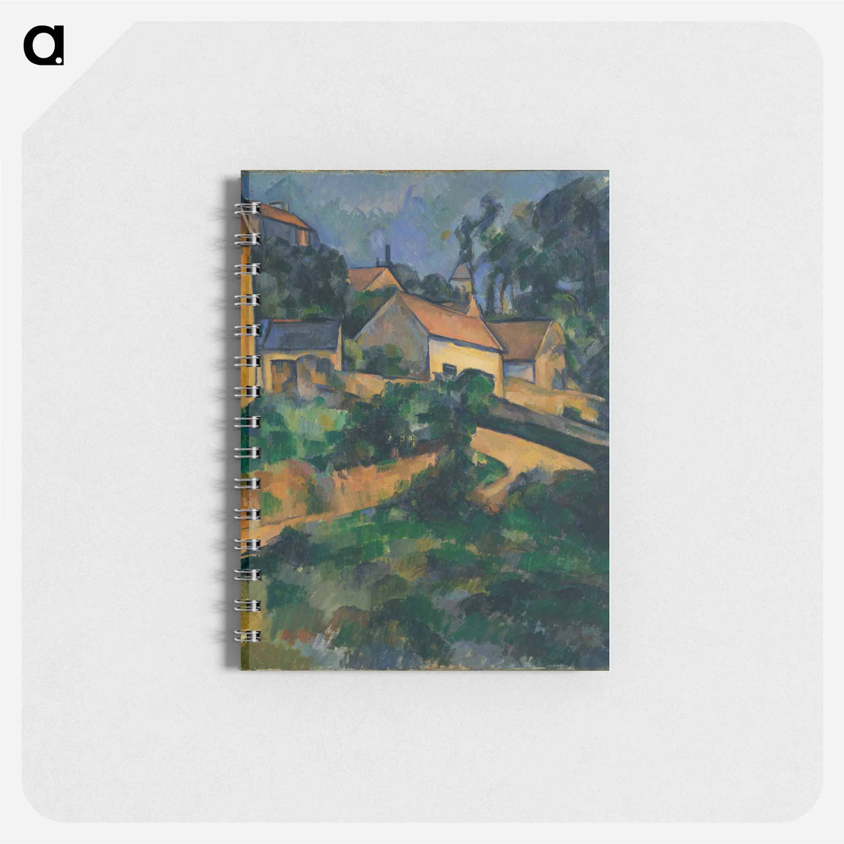 La Route tournante à Montgeroult - ポール セザンヌ Memo.