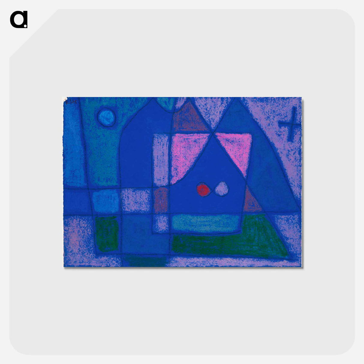 アートポストカード-A little room in Venice
 - パウル クレー Postcard.