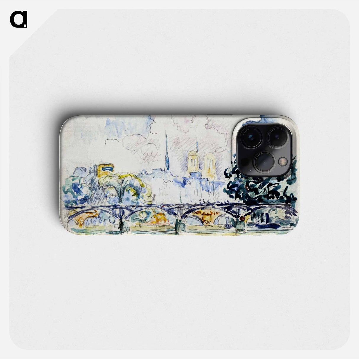 Le Pont des Arts - ポール シニャック Phone Case.