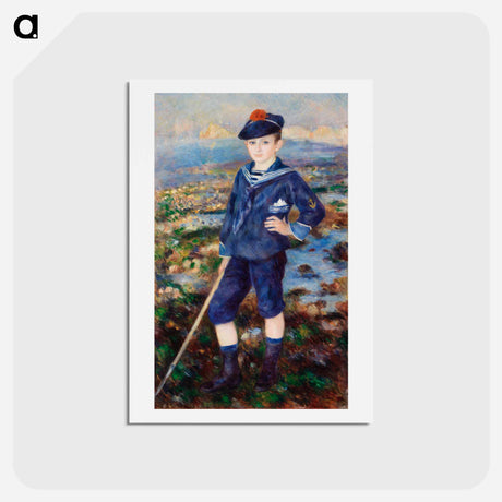 アートポストカード-Sailor Boy - ピエール オーギュスト ルノワール Postcard.