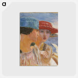 アートポストカード-Young Girls with Seagull
 - ピエール ボナール Postcard.