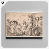 Christ Disputing with the Doctors - Rembrandt van Rijn Canvas.