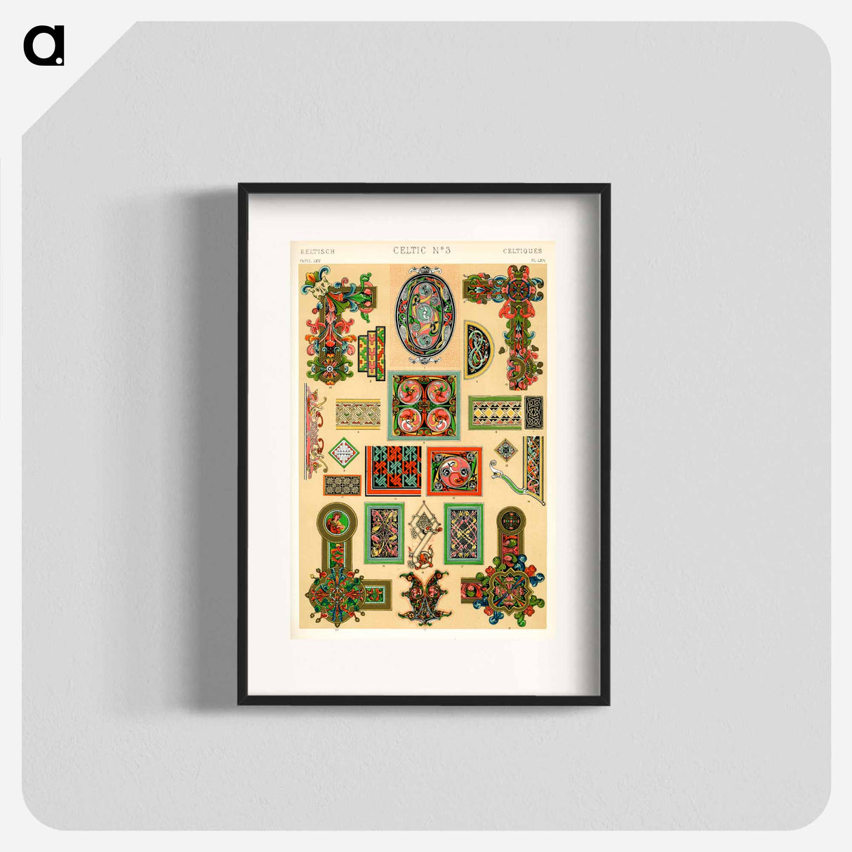 アートポスター-Grammar of Ornament Pattern Illustration
 - 装飾の文法 Poster.