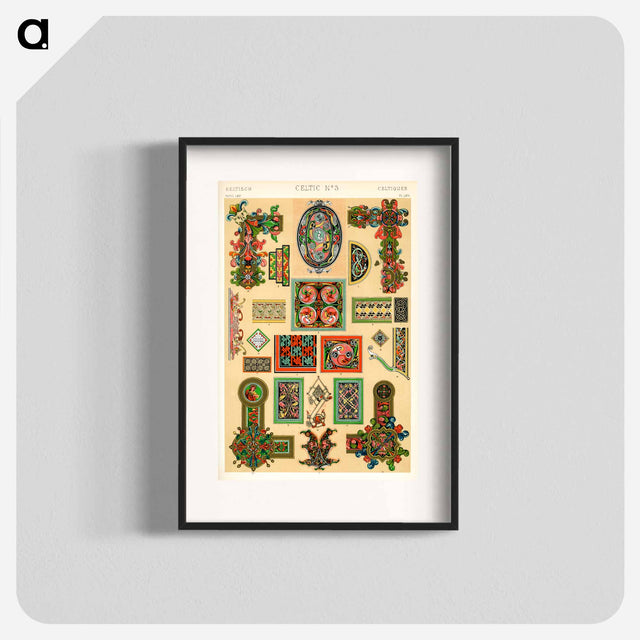 アートポスター-Grammar of Ornament Pattern Illustration
 - 装飾の文法 Poster.