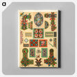 アートパネル-Grammar of Ornament Pattern Illustration
 - 装飾の文法 Canvas.