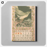 Kalenderblad april met koekoek - テオ ヴァン ホイテマ Canvas.