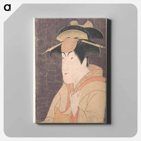 アートパネル-Nakayama Tomisaburō as Miyagino in the Play "Katakiuchi Noriyaibanashi" - 東洲斎 写楽 Canvas.