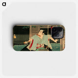 Nakamura Sōjūrō I as Sano Genzaemon - 豊原 国周 Phone Case.