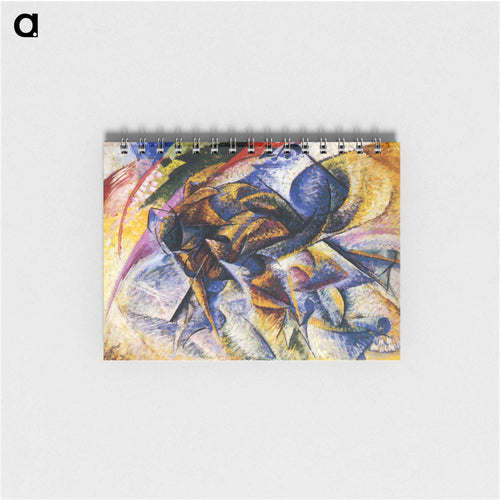 Dynamism of a Cyclist - ウンベルト ボッチョーニ  Memo.