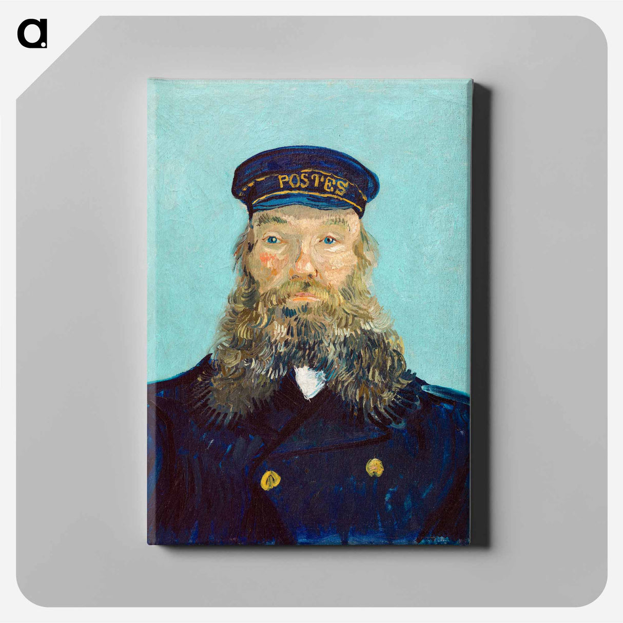 Portrait of Postman Roulin - Vincent van Gogh Canvas.