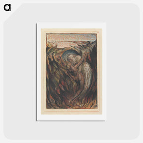 アートポストカード-Jerusalem, Plate 99 - ウィリアム ブレイク Postcard.
