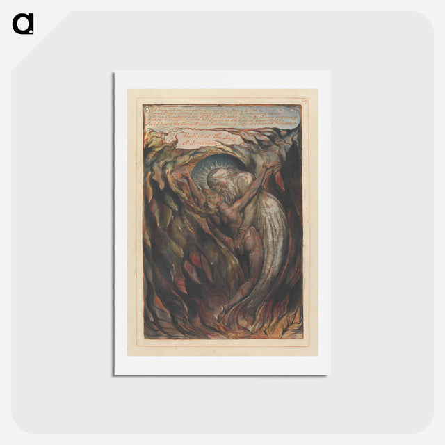 アートポストカード-Jerusalem, Plate 99 - ウィリアム ブレイク Postcard.