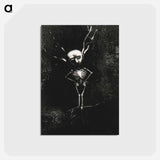 アートポストカード-In the Maze of Branches the Pale Figure Appeared
 - イェール大学アートギャラリー Postcard.