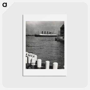 アートポストカード-Outward Bound, The Mauretania - アルフレッド スティーグリッツ Postcard.