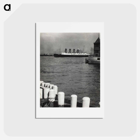 アートポストカード-Outward Bound, The Mauretania - アルフレッド スティーグリッツ Postcard.
