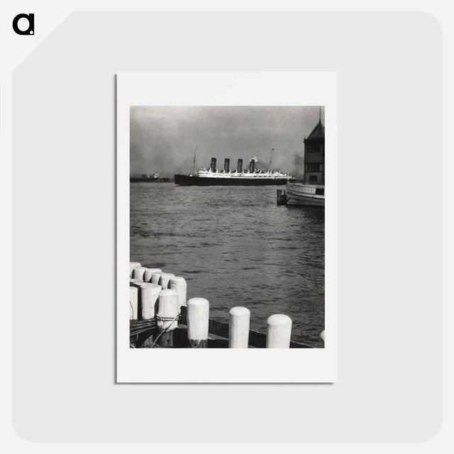 アートポストカード-Outward Bound, The Mauretania - アルフレッド スティーグリッツ Postcard.