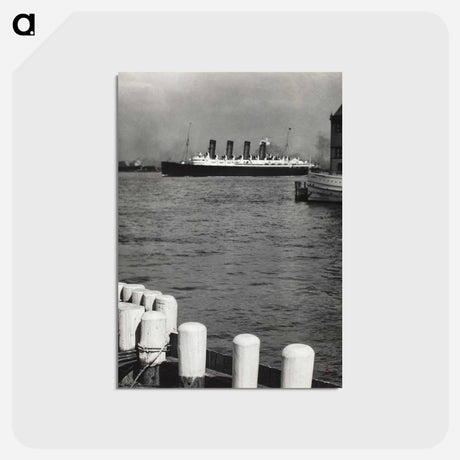 アートポストカード-Outward Bound, The Mauretania - アルフレッド スティーグリッツ Postcard.