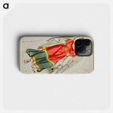 Sidney Hall’s astronomical chart illustration of the Virgo - アンティーク地図 Phone Case.