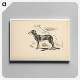 Sketchbook 19 hunting dog - アーノルド ピーター ワイズ クビンチャン Canvas.