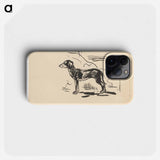 Sketchbook 19 hunting dog - アーノルド ピーター ワイズ クビンチャン Phone Case.