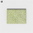 アートメモ帳-Green Botanical Pattern
 - 大英図書館 Memo.