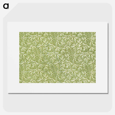 アートポスター-Green Botanical Pattern
 - 大英図書館 Poster.
