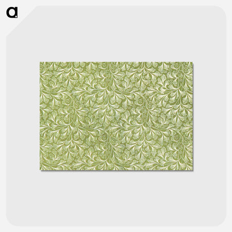 アートポストカード-Green Botanical Pattern
 - 大英図書館 Postcard.