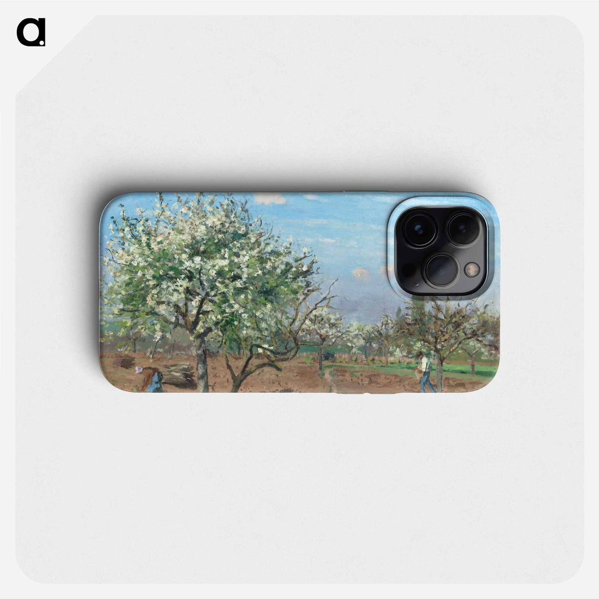 Orchard in Bloom, Louveciennes - Camille Pissarro Phone Case.