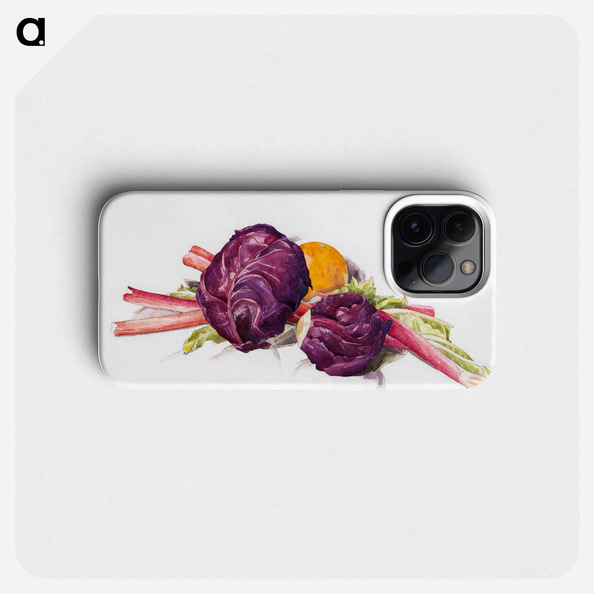 Red Cabbages, Rhubarb and Orange - Charles Demuth Phone Case.