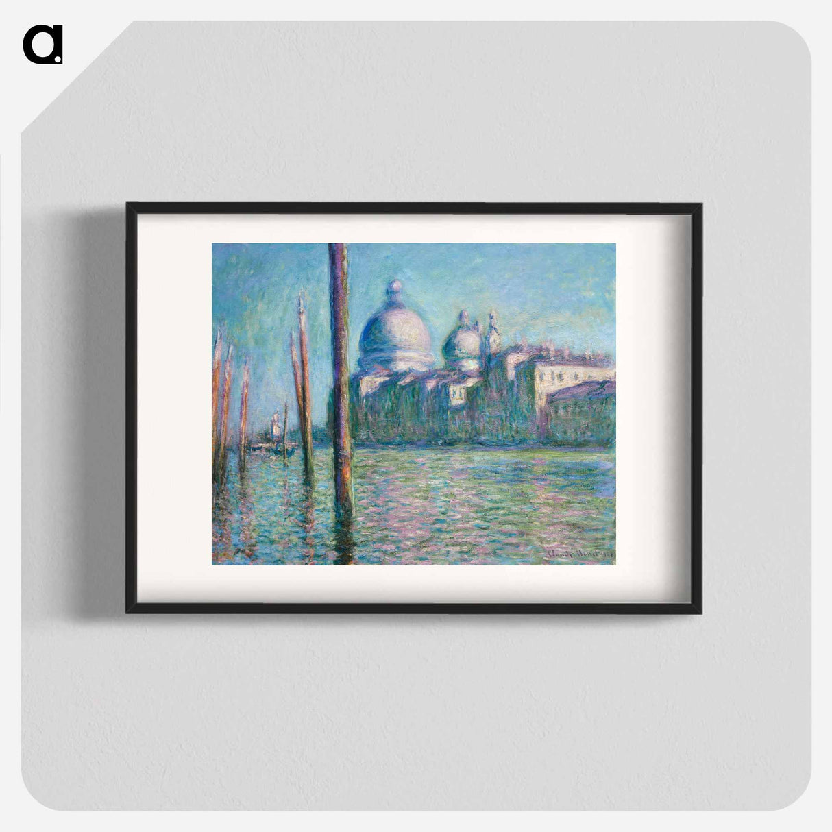 The Grand Canal - Claude Monet Poster.