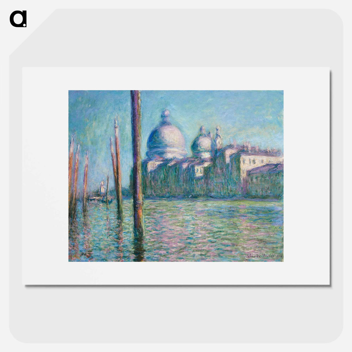 The Grand Canal - Claude Monet Poster.