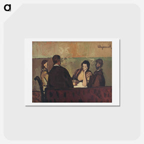 アートポストカード-Card Players
 - シプリアン マジェルニク Postcard.
