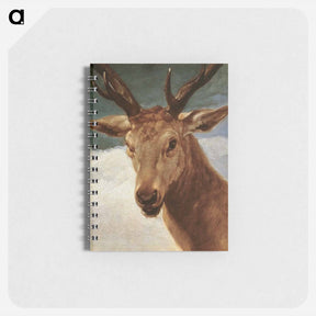 アートメモ帳-Head of a Stag - ディエゴ ベラスケス Memo.