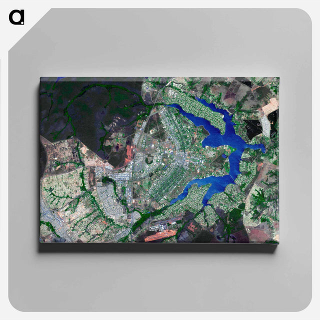 アートパネル-Brasilia, Capital of Brazil
 - 上空からの地球 Canvas.