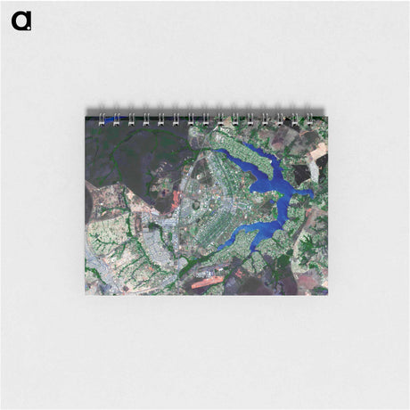 アートメモ帳-Brasilia, Capital of Brazil
 - 上空からの地球 Memo.