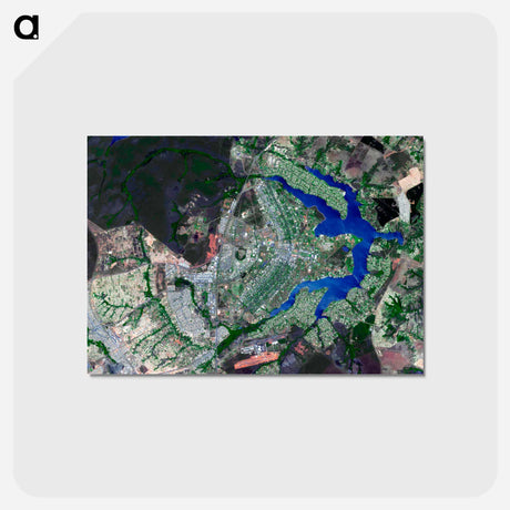 アートポストカード-Brasilia, Capital of Brazil
 - 上空からの地球 Postcard.